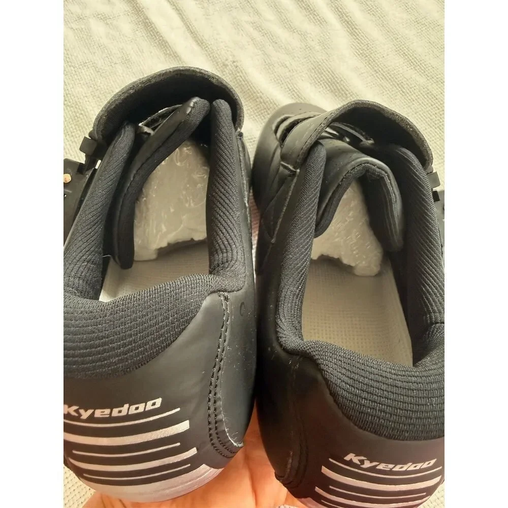 Kyedoo Unisex Cycling Shoes Compatible w/Peloton/SPD - Size 46 fitness bike gym